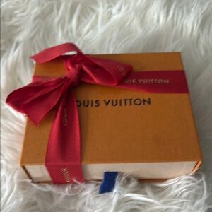 Louis Vuitton Gift Box with Red Ribbon